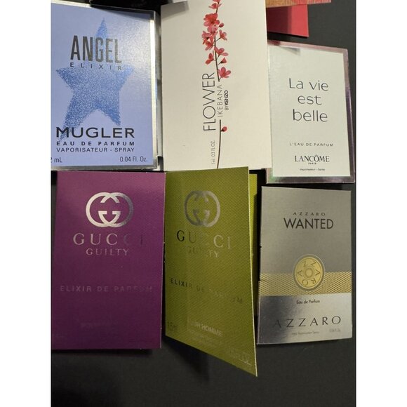 8 Gucci Others Women's Men's EDP Perfume Sample Vial Lot Travel New in Cards - Picture 3 of 4